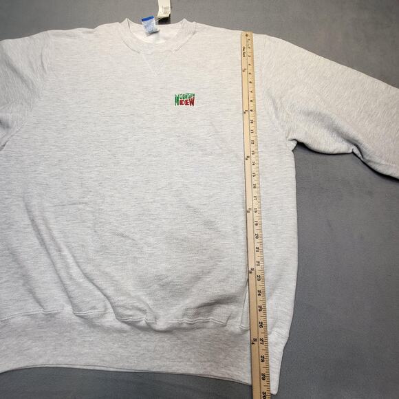 Vintage Champion Mountain Dew Sweatshirt Mens XL Crewneck USA Embroidered 90s - Picture 7 of 10